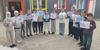 Школьники Бабаюртовского района провели флешмоб «Жизнь без ДТП» - Бабаюртовские вести